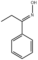 1-Propanone,1-phenyl-,oxime,(1E)-(9CI) 结构式