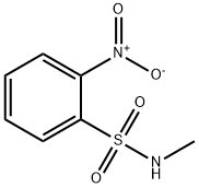 N-甲基-2-硝基苯磺酰胺 结构式