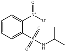 N-异丙基-2-硝基苯磺胺, 结构式