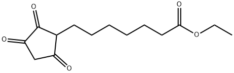 2-(6-CARBETHOXYHEXYL)-1,3,4-CYCLOPENTANETRIONE 结构式