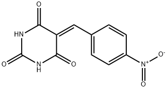 5-[(4-nitrophenyl)methylidene]-1,3-diazinane-2,4,6-trione 结构式
