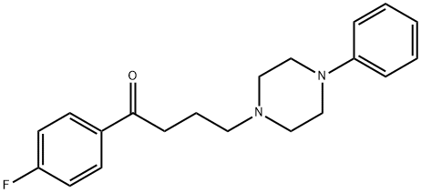 1-Butanone, 1-(4-fluorophenyl)-4-(4-phenyl-1-piperazinyl)- 结构式