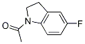 1-(5-fluoro-2,3-dihydro-1H-indol-1-yl)-Ethanone 结构式