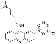 9-((4-(Dimethylamino)butyl)amino)-2-nitroacridine dihydrochloride 结构式