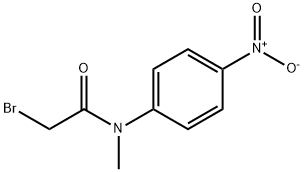 2-溴-N-甲基-N-(4-硝基苯基)乙酰胺 结构式