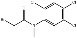2-Bromo-N-methyl-2',4',5'-trichloroacetanilide 结构式