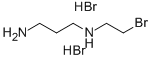 N-(2-溴乙基)-1,3-丙二胺二氢溴酸盐 结构式