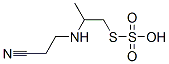 Thiosulfuric acid S-[2-[(2-cyanoethyl)amino]-2-methylethyl] ester 结构式