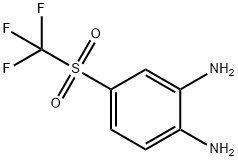 4-(TRIFLUOROMETHYLSULFONYL)BENZENE-1,2-DIAMINE 结构式