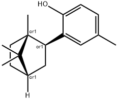 exo-2-(1,7,7-trimethylbicyclo[2.2.1]hept-2-yl)-p-cresol 结构式