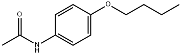 4-丁氧基乙酰苯胺 结构式