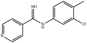 N-(3-Chloro-p-tolyl)isonicotinamidine 结构式