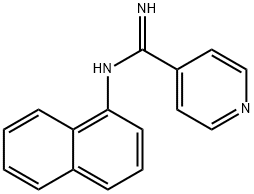 N-(1-Naphtyl)isonicotinamidine 结构式