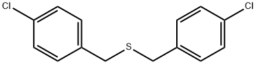 bis(p-chlorobenzyl) sulphide 结构式