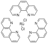 氯化二氯三(1,10-菲咯啉)钌(II) 结构式