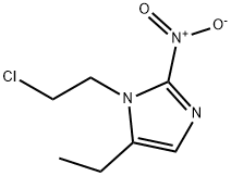 1-(2-Chloroethyl)-5-ethyl-2-nitro-1H-imidazole 结构式