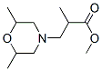 methyl alpha,2,6-trimethyl-4-morpholinepropionate  结构式