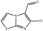 6-氯咪唑[2,1-B]噻唑-5-甲醛 结构式