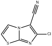 6 - 氯咪唑并[2,1-B] [1,3]噻唑-5 - 甲腈 结构式