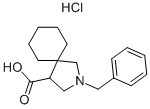 2-BENZYL-2-AZA-SPIRO[4.5]DECANE-4-CARBOXYLIC ACID HYDROCHLORIDE 结构式