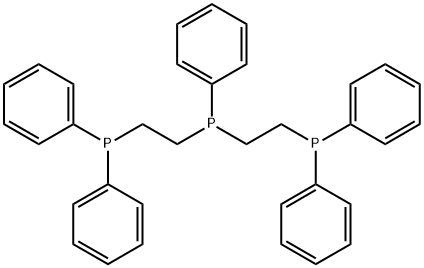 双(2-二苯基膦乙基)苯基磷 结构式