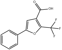 5-苯基-2-三氟甲基-3-糠酸 结构式