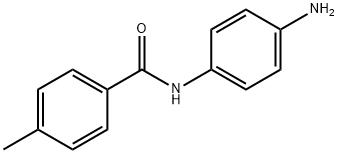 N-(4-氨基苯基)-4-甲基苯甲酰胺 结构式