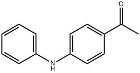 1-(4-(苯基氨基)苯基)乙酮 结构式