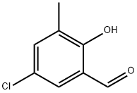 5-氯-3-甲基-2-羟基苯甲醛 结构式