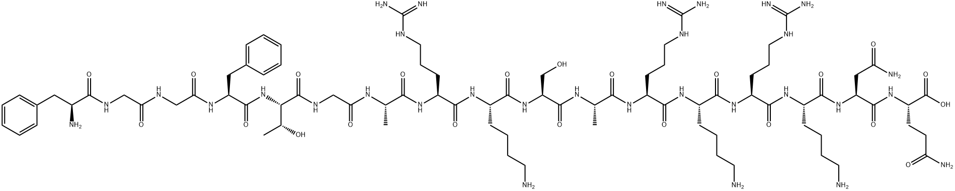 ARG14,LYS15]NOCICEPTIN 结构式