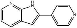 2-(4-Pyridyl)-1H-pyrrolo[2,3-b]pyridine 结构式