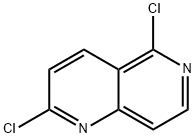 2,5-二氯-1,6-萘啶 结构式