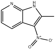 2-Methyl-3-nitro-1H-pyrrolo[2,3-b]pyridine 结构式