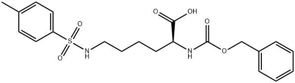 N-Α-Z-N-Ε-TOSYL-L-LYSINE DICYCLOHEXYLAMINE SALT 结构式