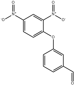 3-(2,4-二硝基苯氧基)苯甲醛 结构式