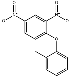 1-(2-Methylphenoxy)-2,4-dinitrobenzene 结构式