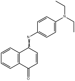 4-(4-二乙基氨基苯基)亚氨基萘-1-酮 结构式