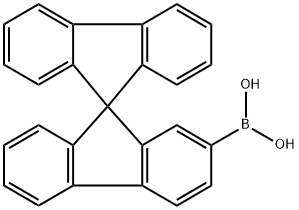 B-9,9'-螺二芴-2'-基硼酸 结构式