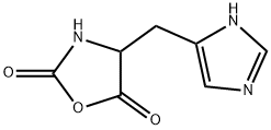 4-(1H-imidazol-4-ylmethyl)oxazolidine-2,5-dione  结构式
