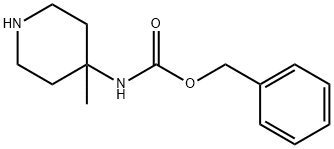 4-BENZYLOXYCARBONYLAMINO-4-METHYL-PIPERIDINE 结构式