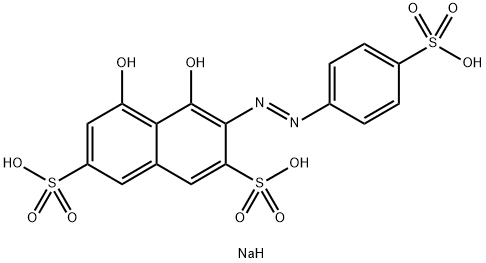 对磺基苯偶氮变色酸钠 结构式