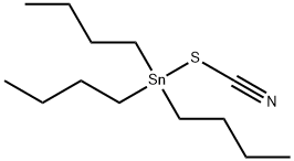 tributylthiocyanatostannane  结构式