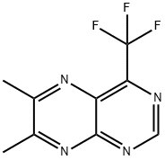 6,7-Dimethyl-4-(trifluoromethyl)pteridine 结构式