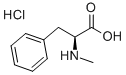 (S)-2-(甲基氨基)-3-苯基丙酸盐酸盐 结构式