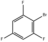 1-溴-2,4,6-三氟苯 结构式