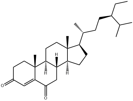 豆甾-4-烯-3,6-二酮 结构式