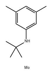 三(N-叔丁基-3,5-二甲基苯胺基)钼(III) 结构式