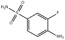 4-氨基-3-氟苯-1-磺酰胺 结构式