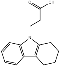 3-(1,2,3,4-四氢-9H-咔唑-9-基)丙酸 结构式