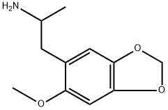 1-(6-methoxybenzo[1,3]dioxol-5-yl)propan-2-amine 结构式